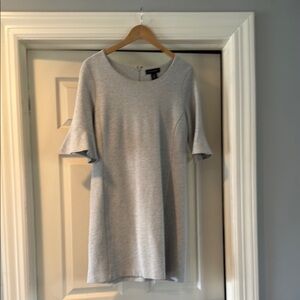 Gray Short Sleeve Dress